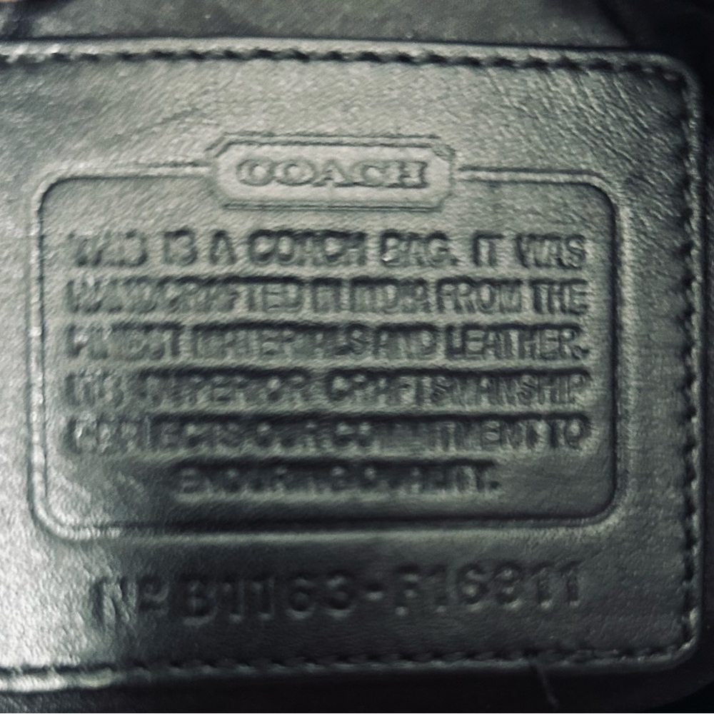 Coach Bleeker Optic C Black and Gray Signature Tote - Picture 2 of 2